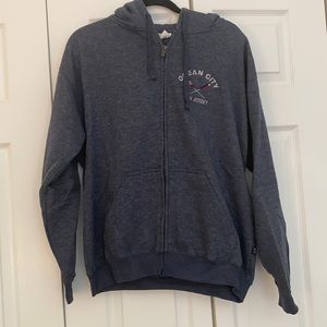 Navy Blue Zip Up Hoodie